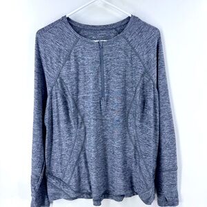 Athleta Women's Gray Long Sleeve Top